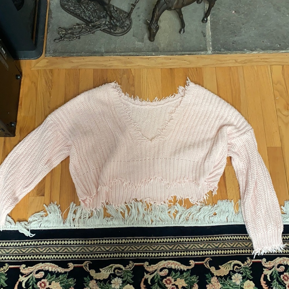 WILDFOX knit V sweater